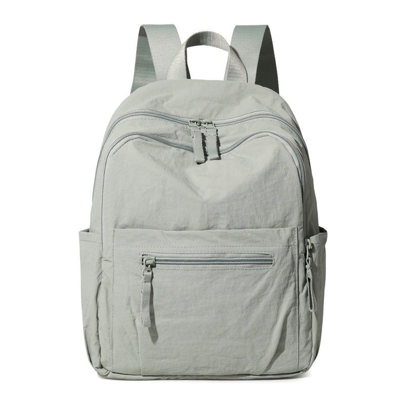 Women's Simple College Nylon Cloth Outing For Leisure Backpack
