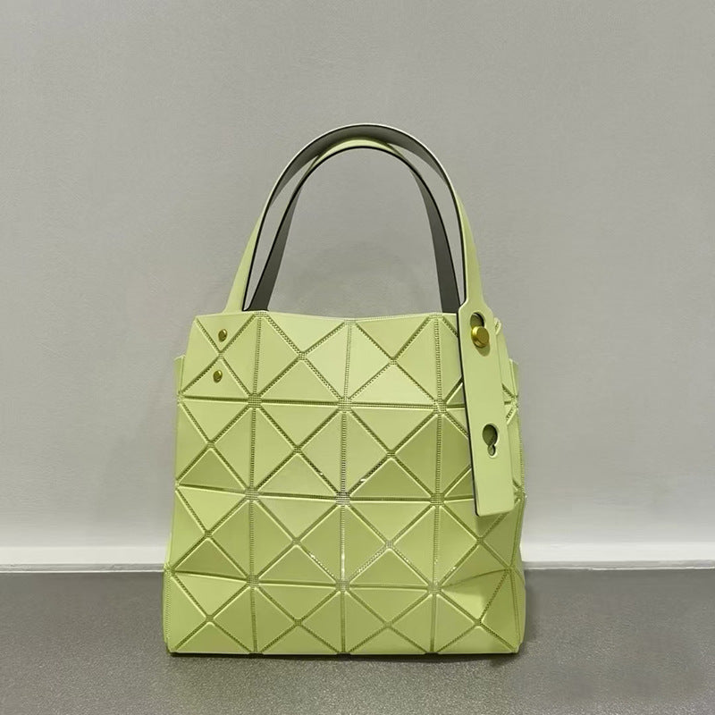 Women's Diamond Fashion Geometric Box Portable Tote Bags