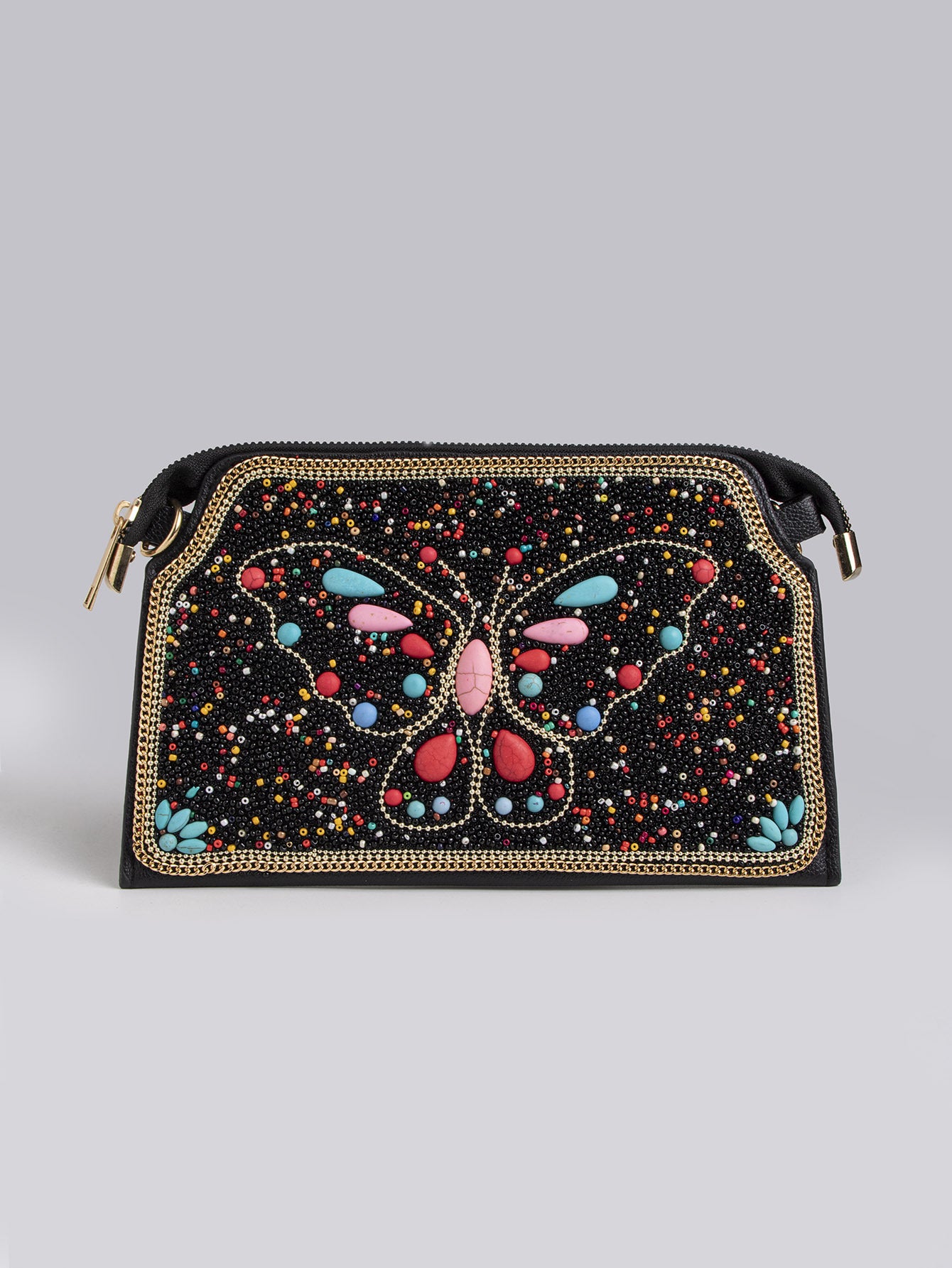 Women's Bohemian Style Bead Shell Flower Trip Bags