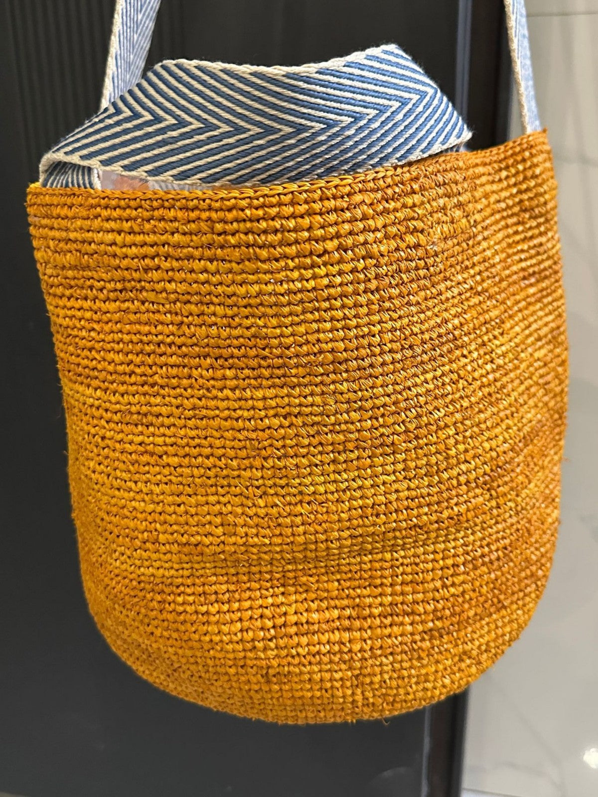 Women's Capacity Straw Hand Crocheting Raffia Vacation Women's Messenger Bag