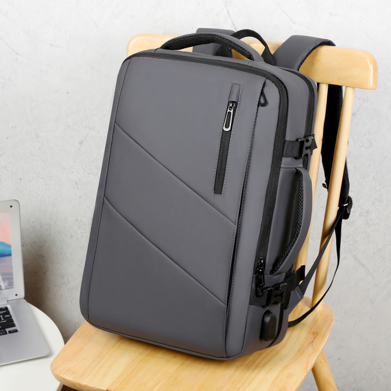 Men's Business Commute Interface Computer Short-distance Scalable Backpacks