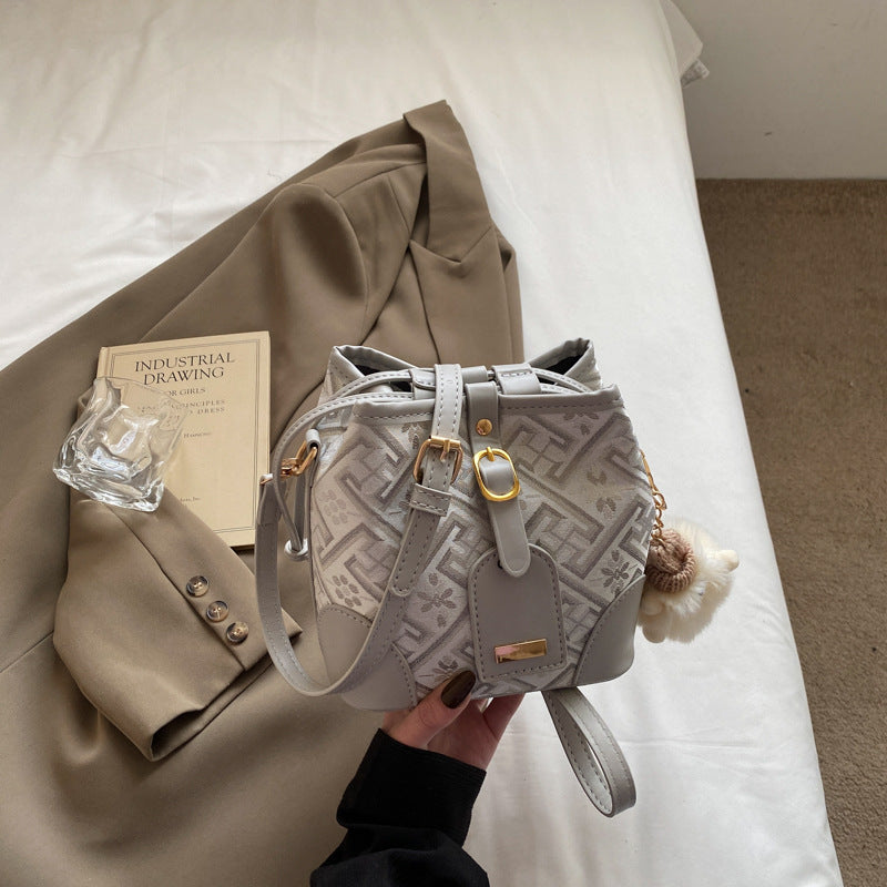 Women's Jin Pattern Ancient Style With National Women's Shoulder Bag