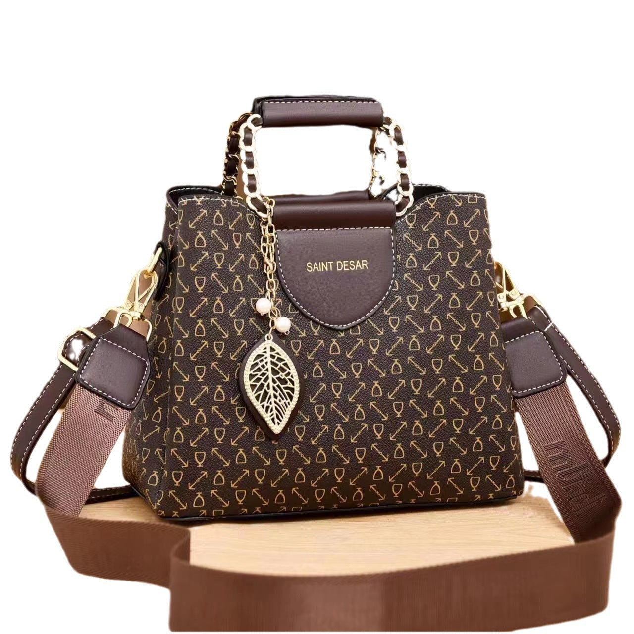 Women's Fashionable Printed High-grade Large Capacity Women's Messenger Bag