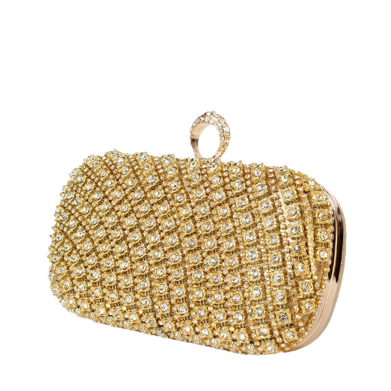 Women's Big Rhinestone Clutch Glitter Suitable For Party Wedding Bride Bags