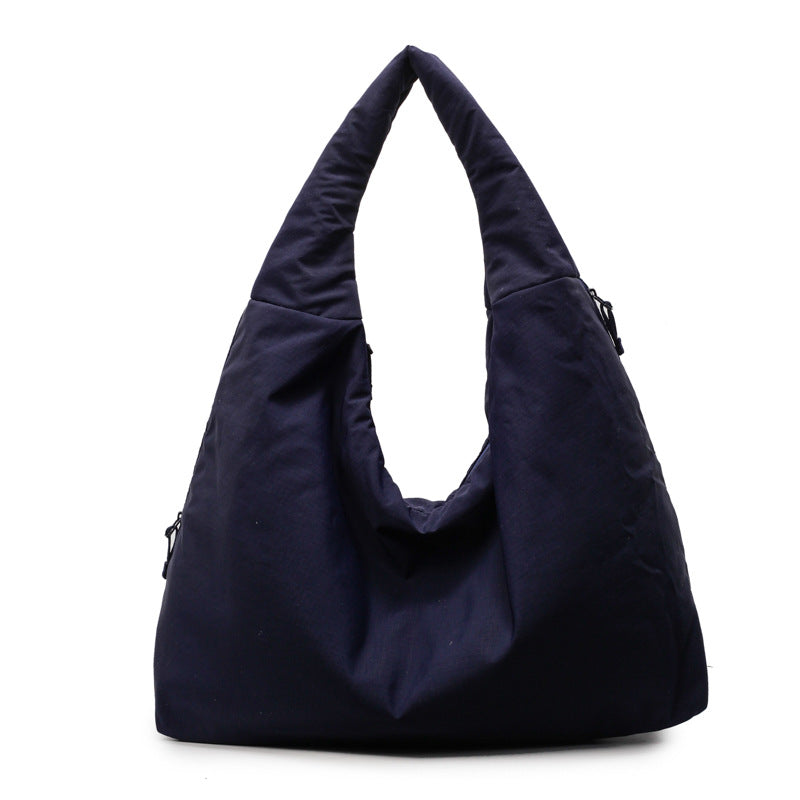 Soft Glutinous Large Capacity Nylon Cloth Tote Bag