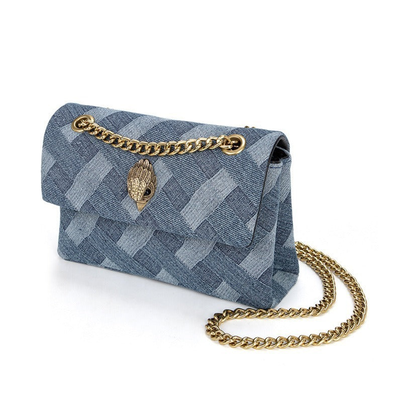 Women's Chain Eagle Head Zipper Fashion Women's Messenger Bag