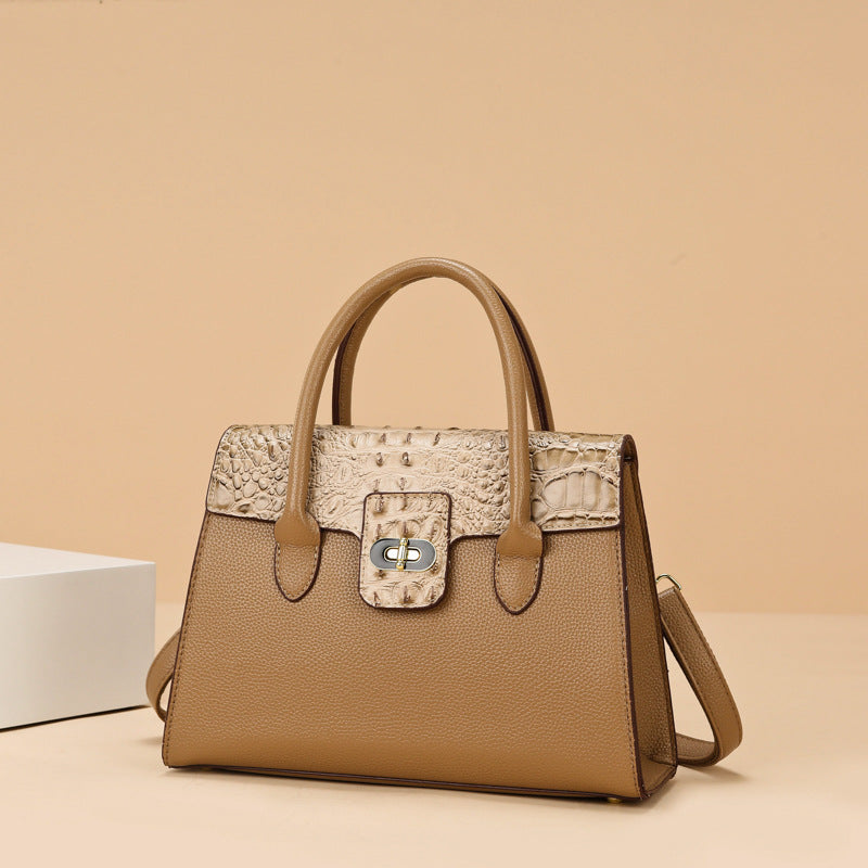 Women's Match Sets Trendy Portable Fashion Tote Bag