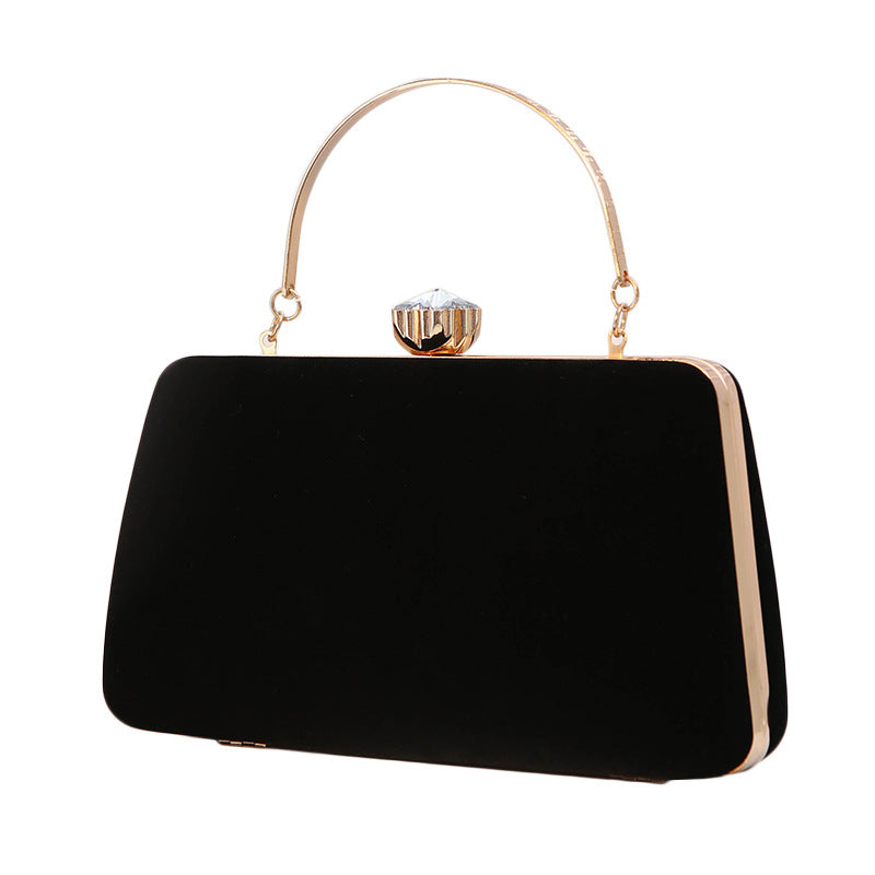 Slouchy Veet Plaid Clutch Party Dress Bags