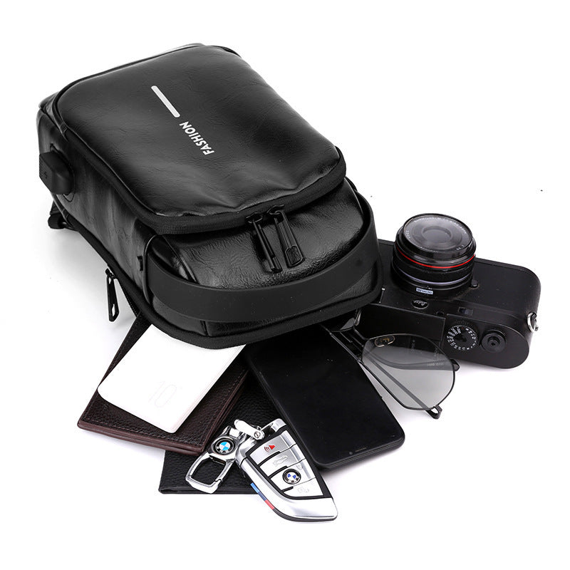 Glamorous Classy Men's Simple Trendy Lightweight Men's Chest Bag