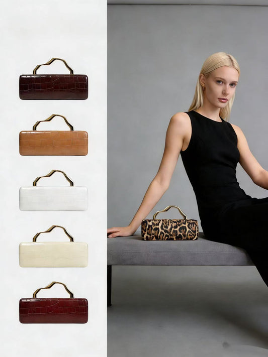 Women's Personalized Leopard Print Hand Holding Portable Party Bags