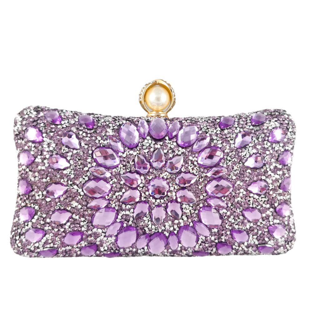 Women's Sunflower Fashion Banquet Clutch Dress Diamond Evening Bags
