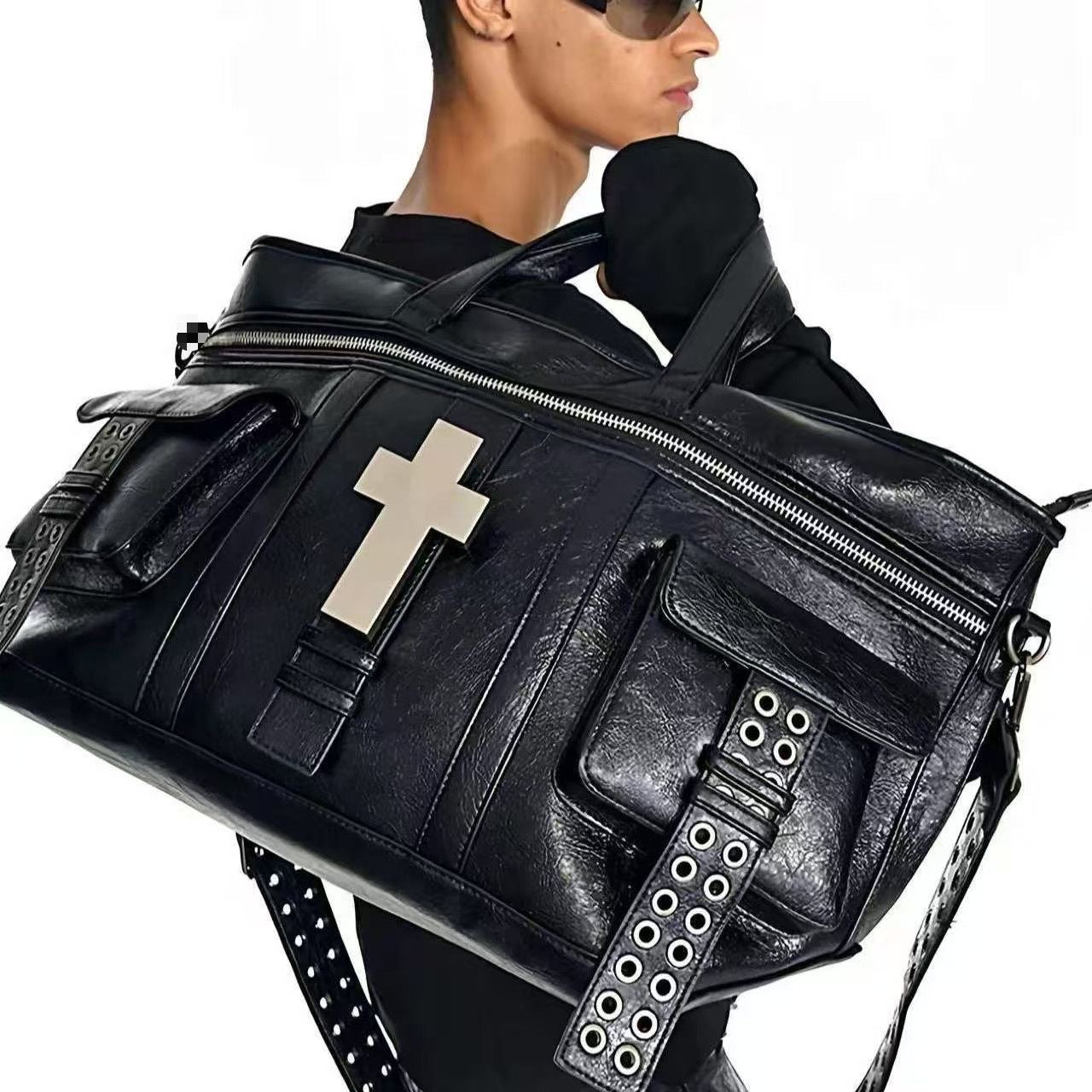 Innovative Fashion Unisex Cross Burst Leather Women's Messenger Bag