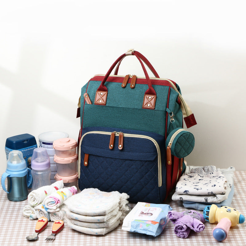 Folding Bed Large Capacity Waterproof Insulation Milk Insulated Mother Mummy Bag