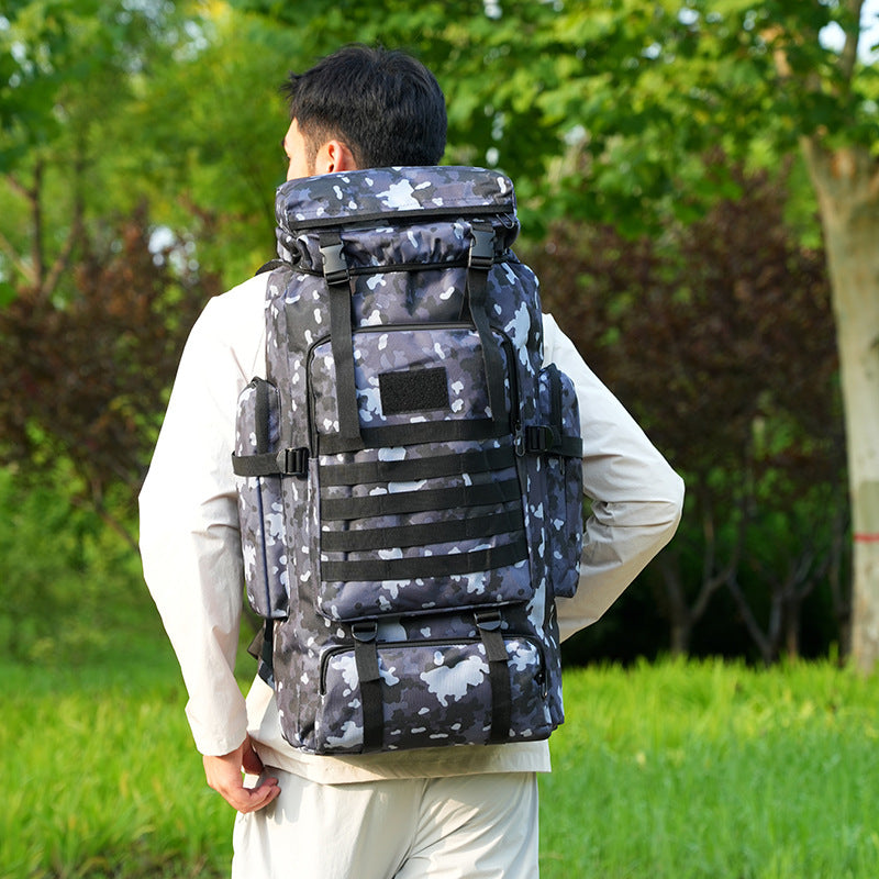 Capacity Waterproof Camouflage Hiking Leisure On Backpacks