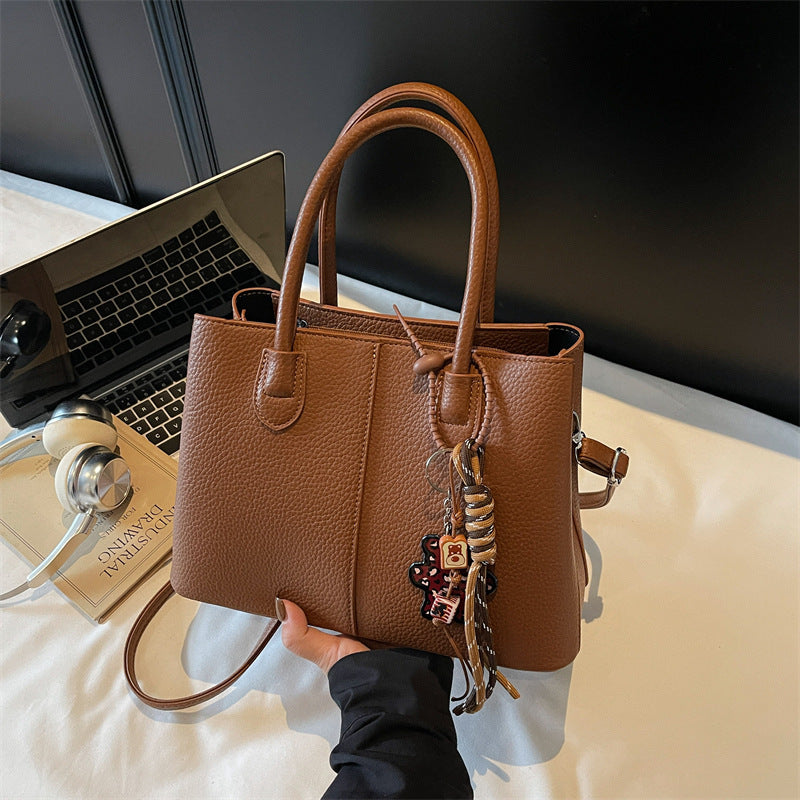 Attractive Women's Retro Advanced Texture Portable Women's Shoulder Bag