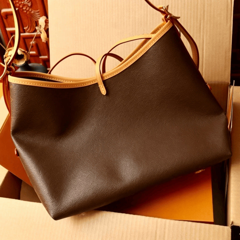 Innovative Women's Genuine Leather Presbyopic Portable Bags