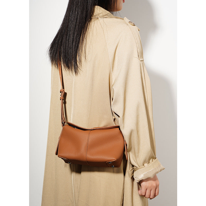 Women's Underarm Spring Top Layer Cowhide Commuter Bags