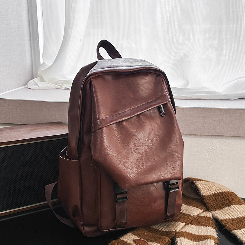 Men's High-grade Large Capacity Female College Fashion Leisure Backpack