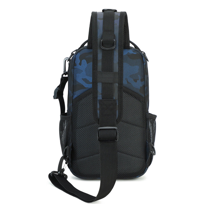 Women's & Men's Multifunctional Insertion Pole Lure Sport Climbing Riding Fishing Men's Shoulder Bag