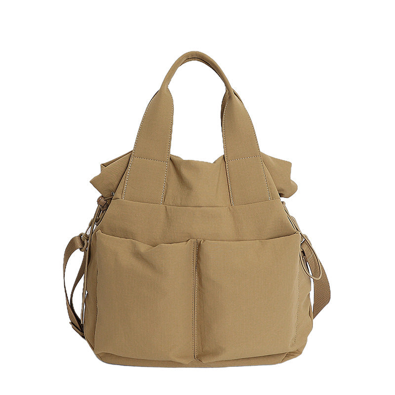 Female For Class Nylon Cloth Large Capacity Tote Bag