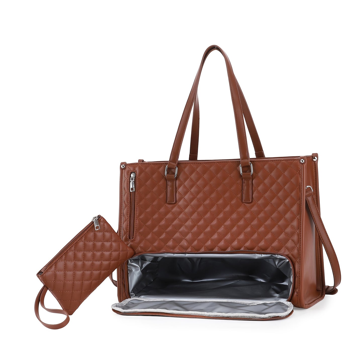 Capacity With Computer Compartment Lunch Mix Thermal Women's Messenger Bag