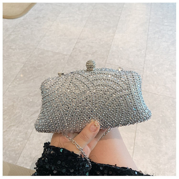 Fashion Shiny Rhinestone High Sense Party Dinner Bag