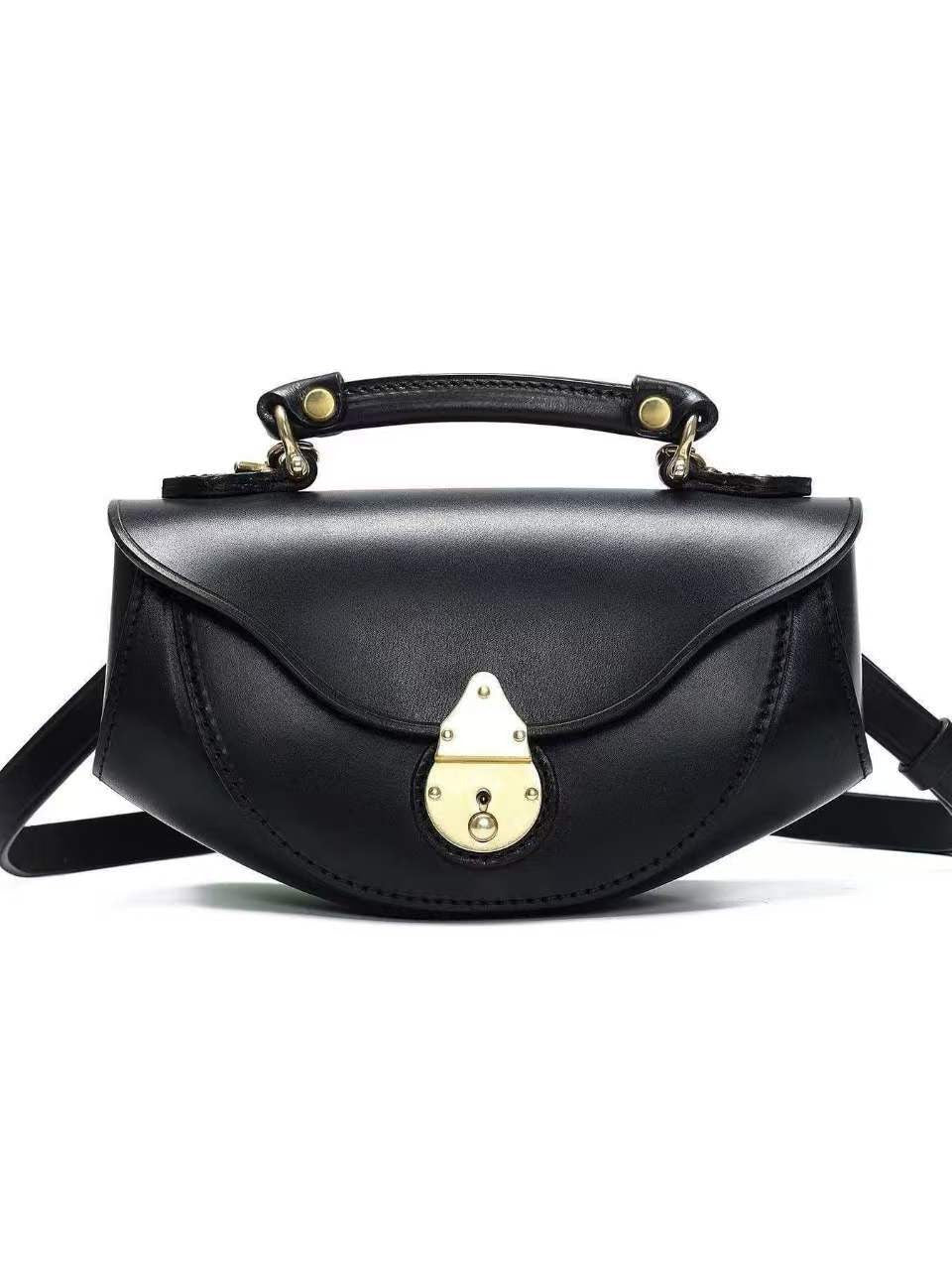 Women's Saddle Design Boat Versatile Retro Women's Handbag