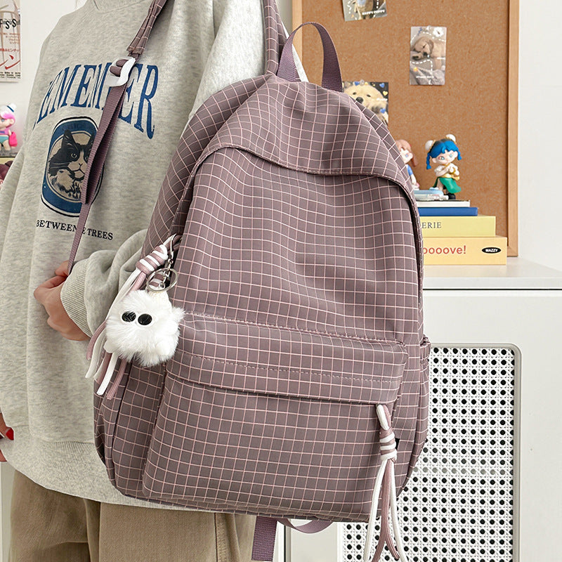 Female High Good-looking Niche Lightweight Waterproof College Student Schoolbag