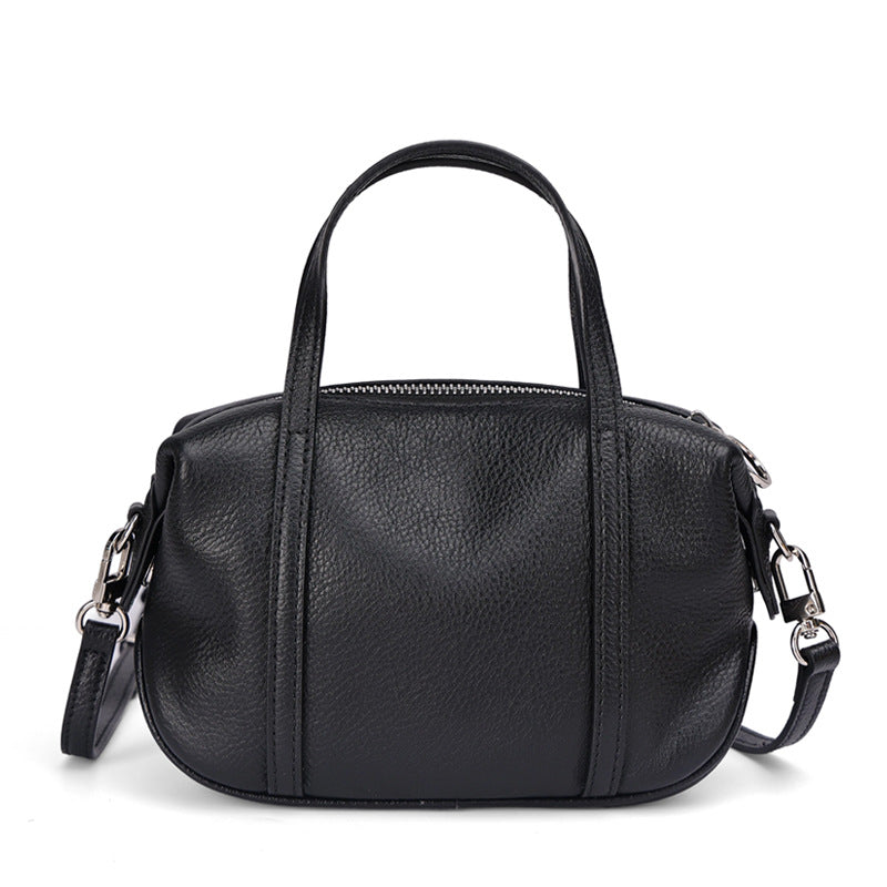 Women's Pillow Soft Leather Boston Genuine Large Handbags