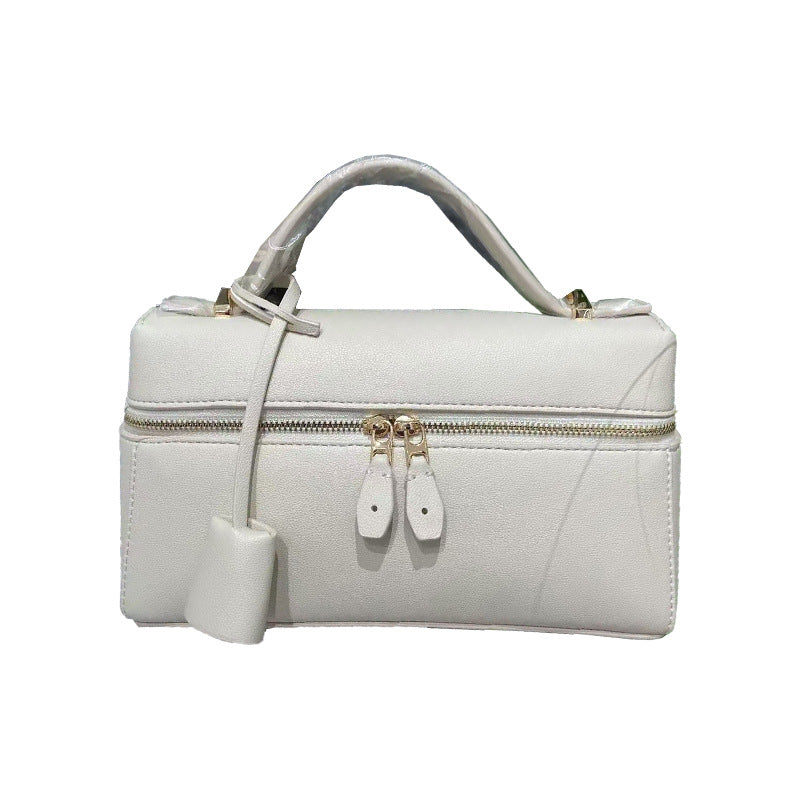Women's Grain Surface Lunch Box Niche High-grade Bags