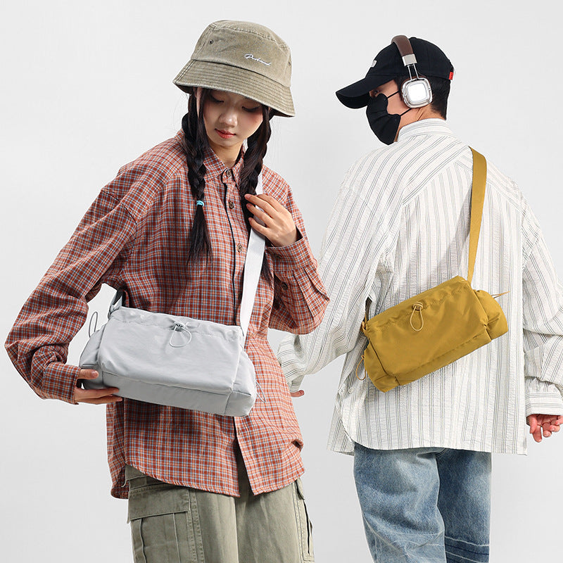 Large Capacity Fashionable Simple Solid Color Women's Messenger Bag