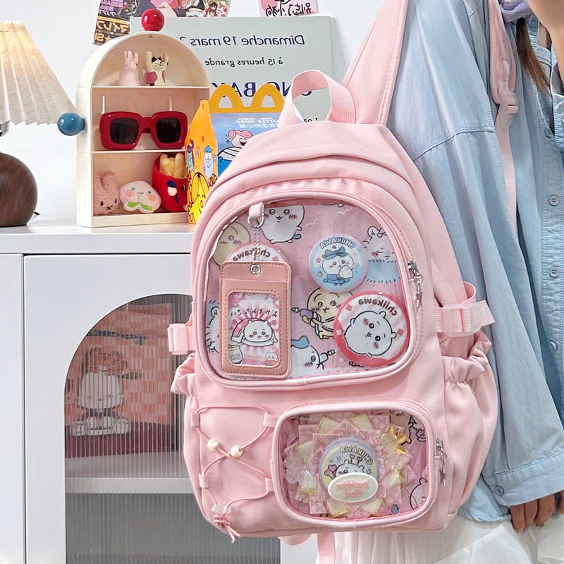 Early High Female Large Capacity Good-looking College Student Schoolbag
