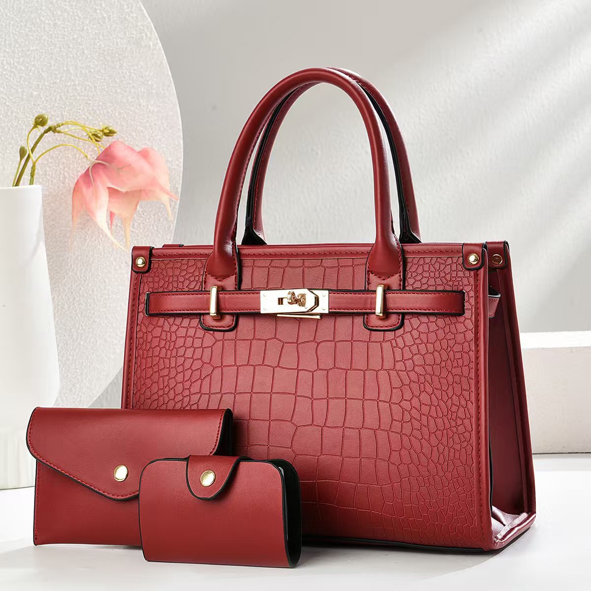 Texture Mother Affordable Luxury Fashion Large Women's Handbag