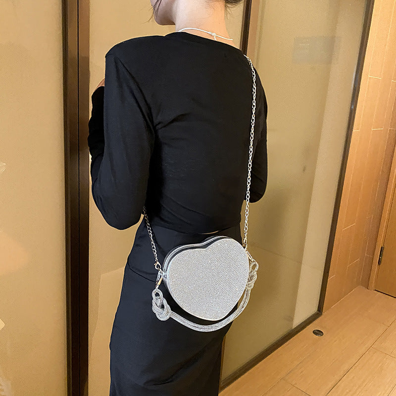 Women's Dinner Fashion Diamond Retro Western Style Women's Shoulder Bag