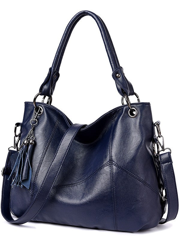 Women's Versatile Large Fashion Mom Fan Capacity Soft Leather Women's Handbag