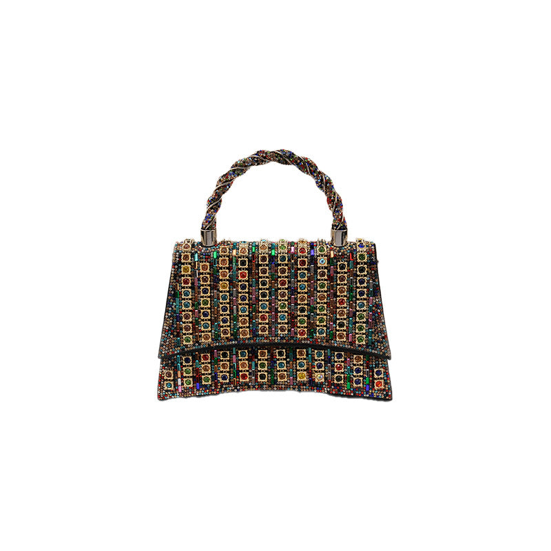 Women's Exquisite Elegant Party Flip Diamond Fashion Dinner Bag