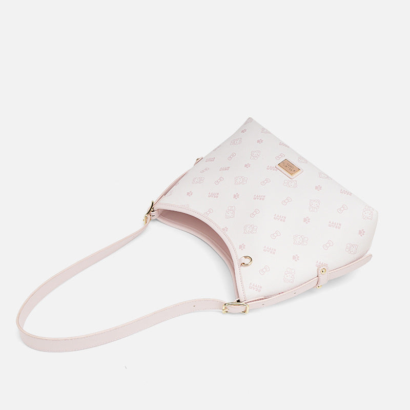 Printed Underarm Large Capacity Versatile Commuter Women's Shoulder Bag