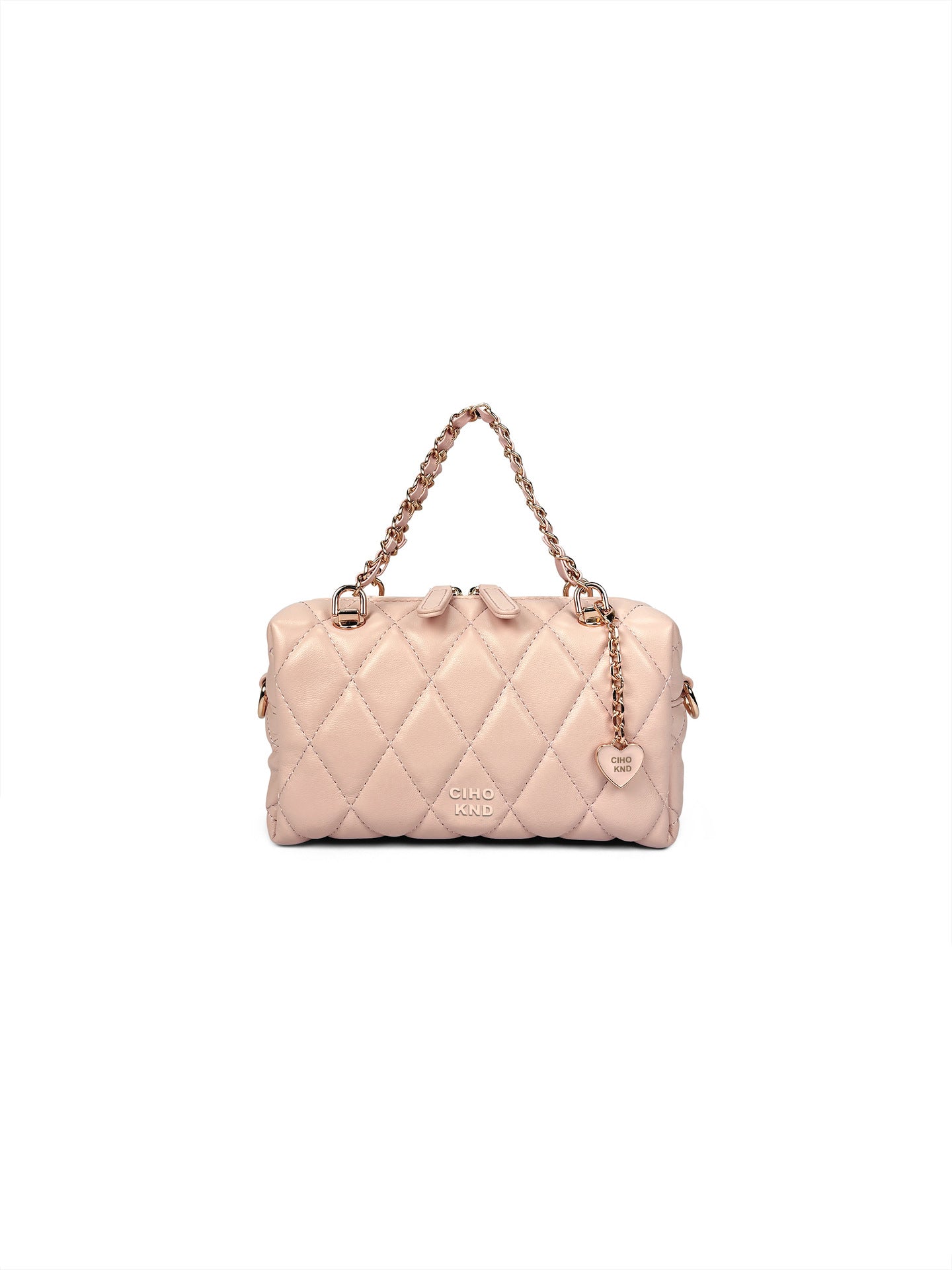 Women's Preface Pillow Pink Exquisite Diamond Check Bags