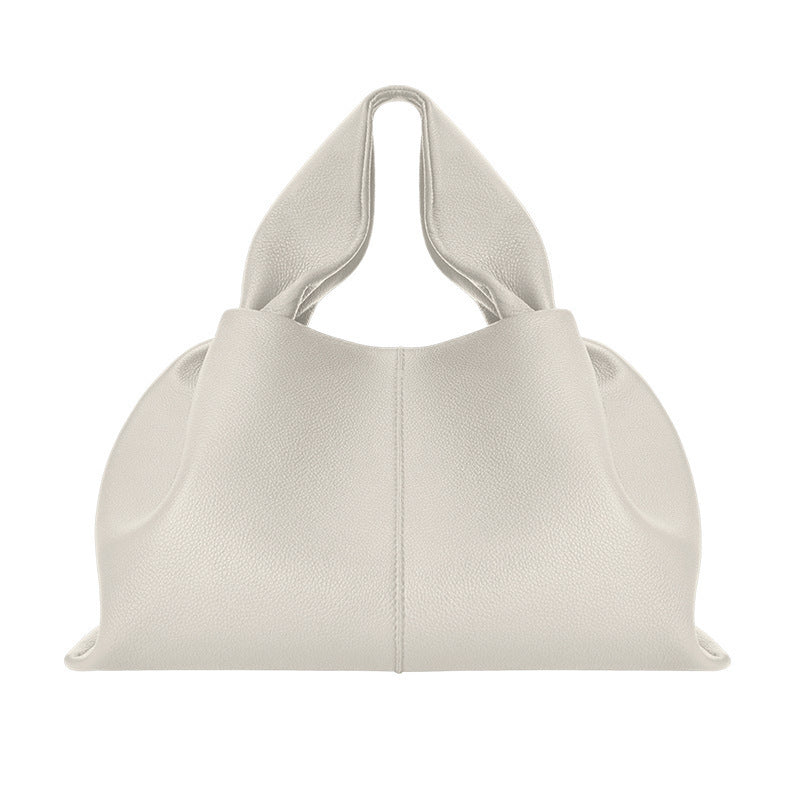 Trendy Elegant Casual Cloud Leather Portable Women's Handbag