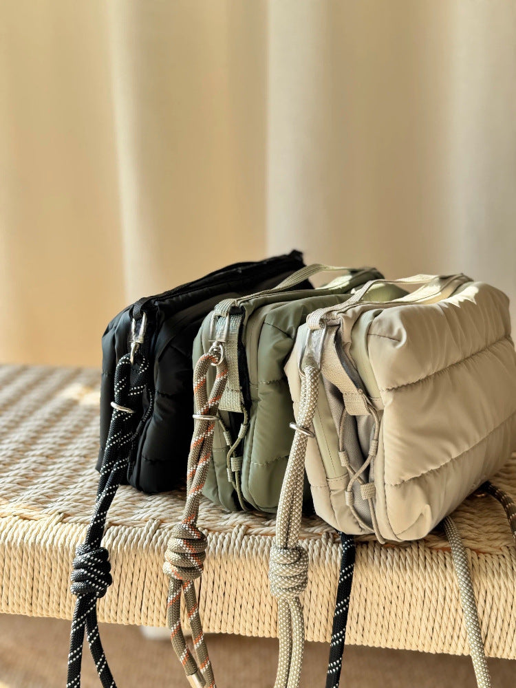 Women's Broadband Canvas Fashionable Large Capacity Waterproof Women's Messenger Bag