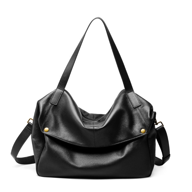 Women's Winter Large Capacity One Genuine Leather Women's Messenger Bag