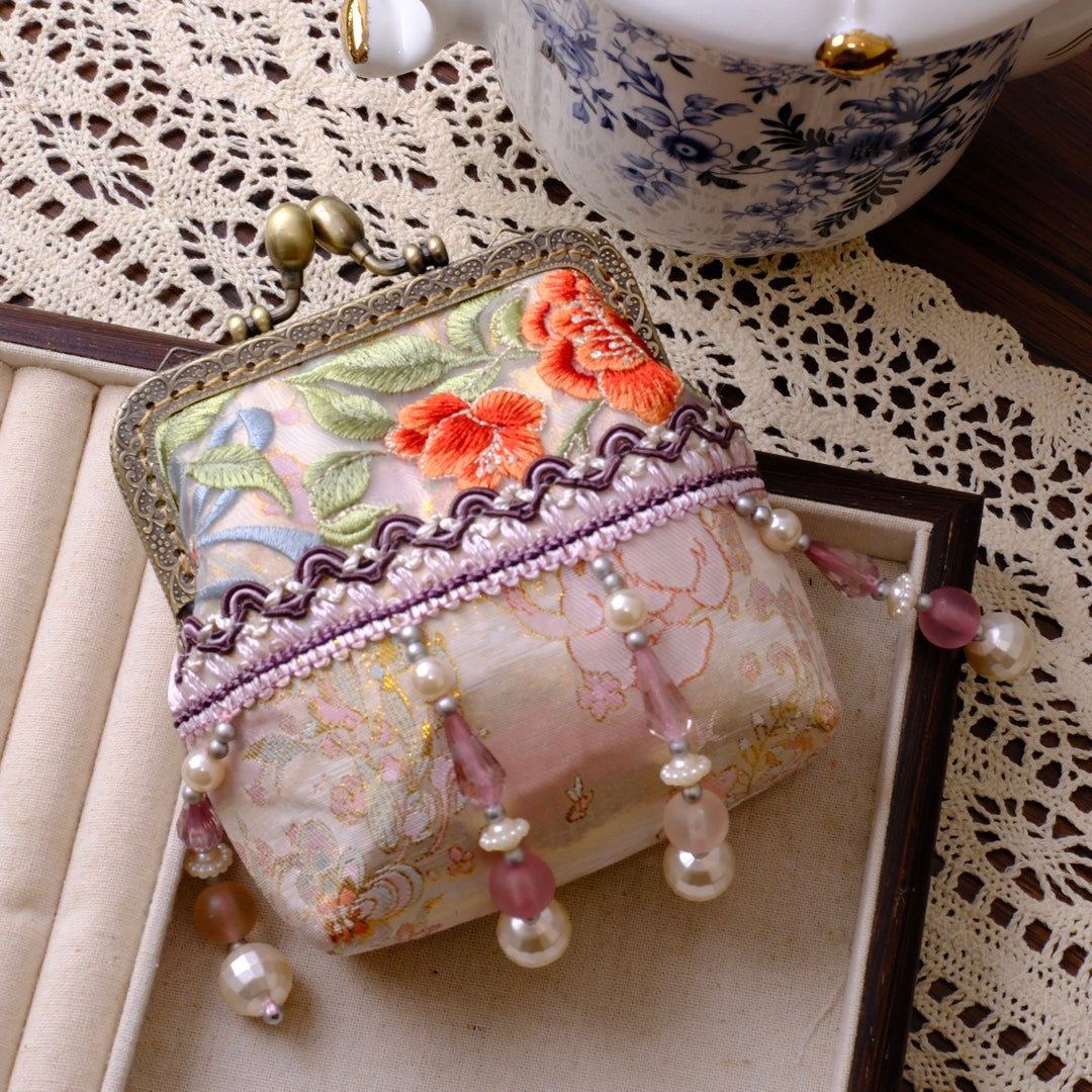 Finished Chinese Style Retro Handmade Brocade Cotton Buckle