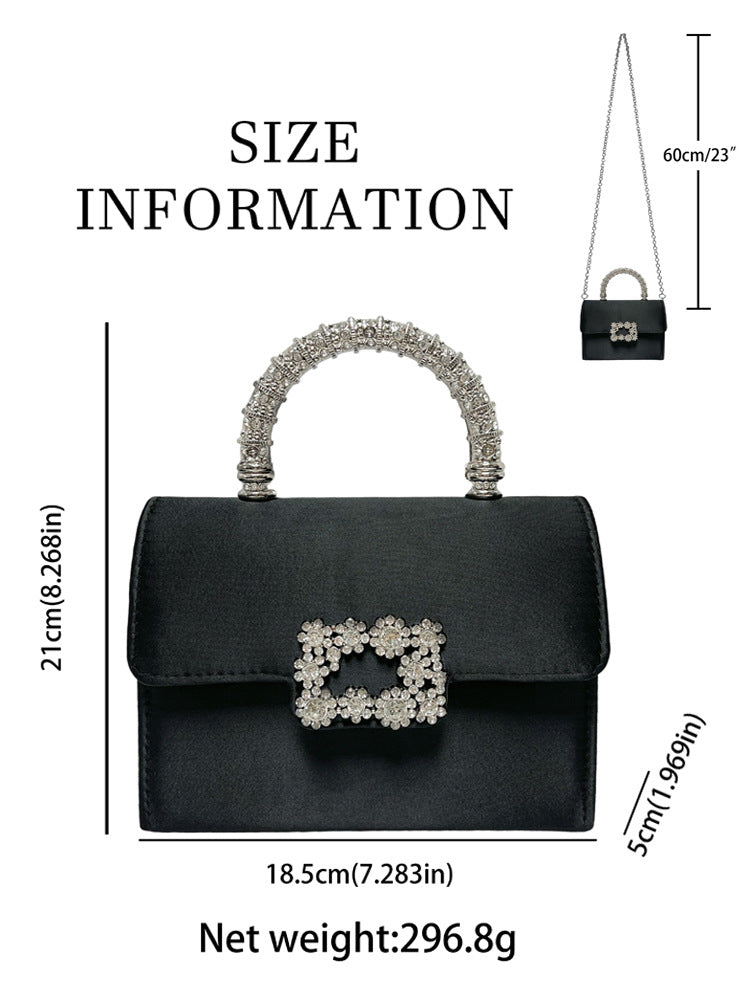 Women's Niche Diamonds Style High-grade Silk Light Handbags