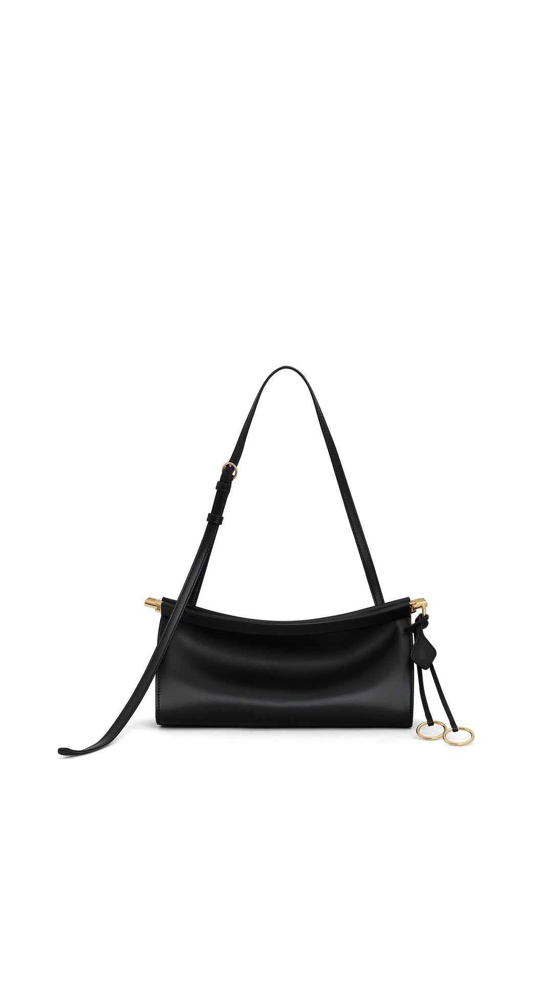 Women's Retro Curved Moon Baguette High-grade Versatile Clip Underarm Women's Shoulder Bag