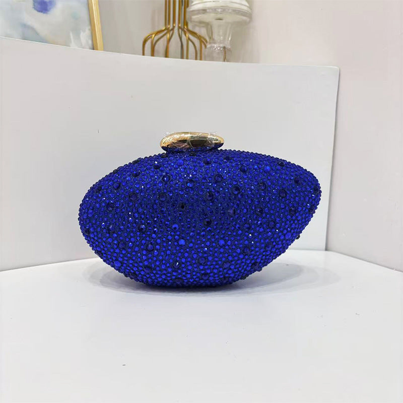Trendy Classic Round Box Clutch Acrylic Vintage Bags