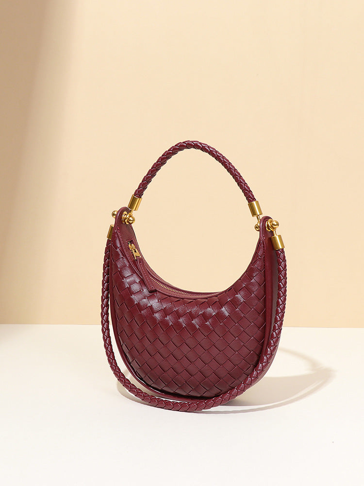Women's Hand-woven Saddle High-grade Selenodont Fashion Bags