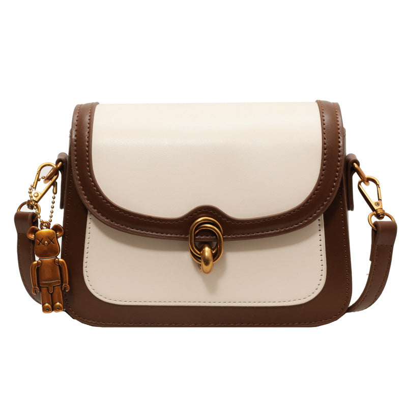 Women's Spring Versatile Fashion Retro Design Small Square Bags
