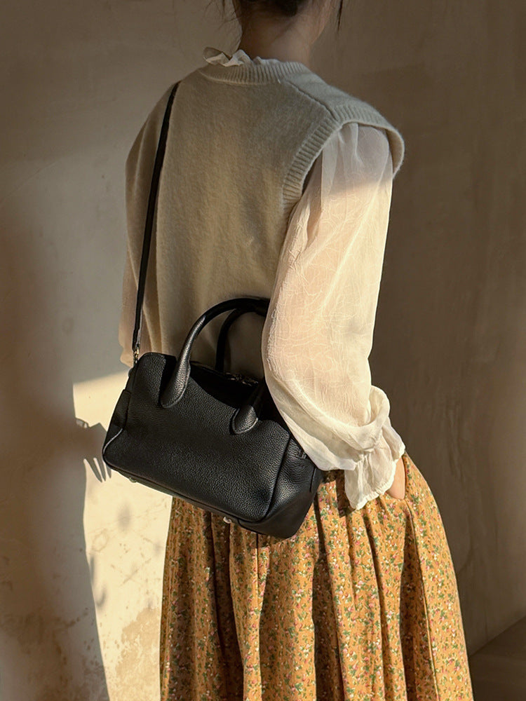 Women's Toast Genuine Leather First Layer Cowhide Women's Messenger Bag