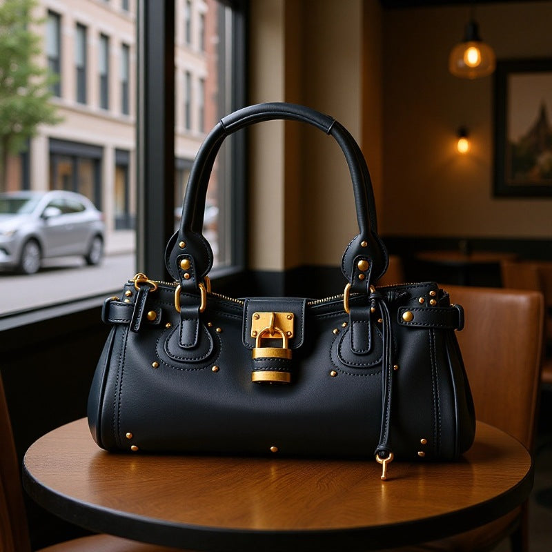 Retro Distressed Chloe Paddington Motorcycle Portable Bags