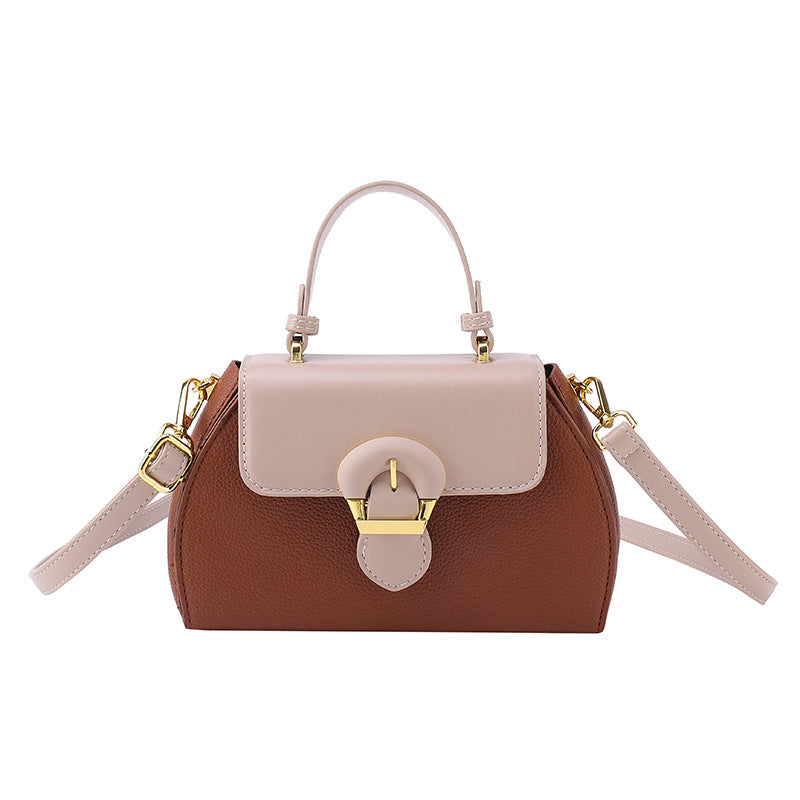 Women's Versatile Contrast Color Portable Simple Commuter Bags